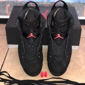 2014 Black Infrared AJ6s. Size 11. 8/10